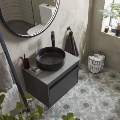 R2 Status 600 wall mounted vanity unit