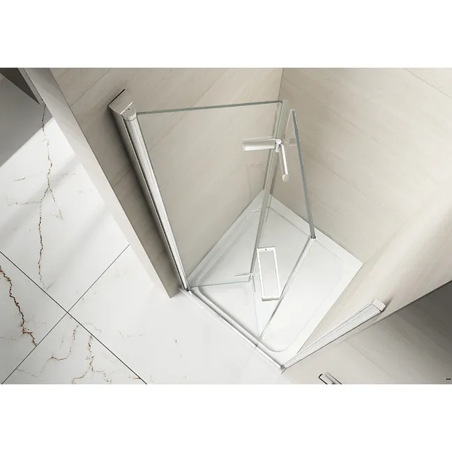 Merlyn 8 Series Frameless Hinged Bifold Shower Door