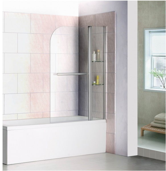 Matrix Bathrooms BS236 Matrix Double Bath Screen c/w Shelves