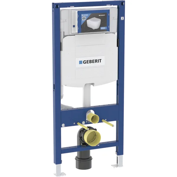 Geberit Duofix frame for wall-hung WC, 112 cm, with Sigma concealed cistern 12 cm