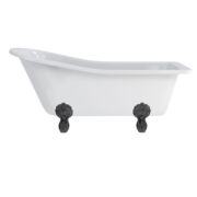 Burlington Bathrooms Harewood Slipper Bath with Luxury Feet