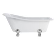 Burlington Bathrooms Harewood Slipper Bath with Luxury Feet