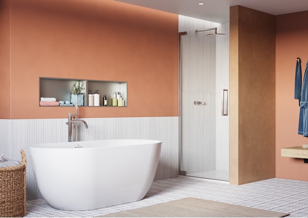 Crosswater Asura 8mm Hinged Door