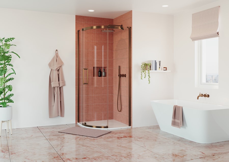 Crosswater Optix 10 Quadrant Shower Door