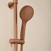 Vado Round Adjustable Thermostatic Shower Column