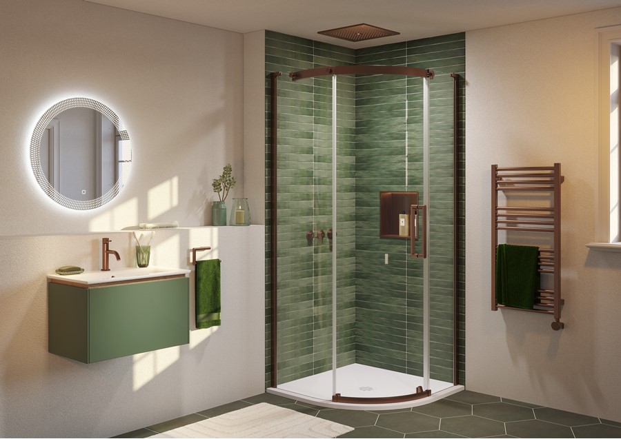 Crosswater Optix 10 Quadrant Shower Door