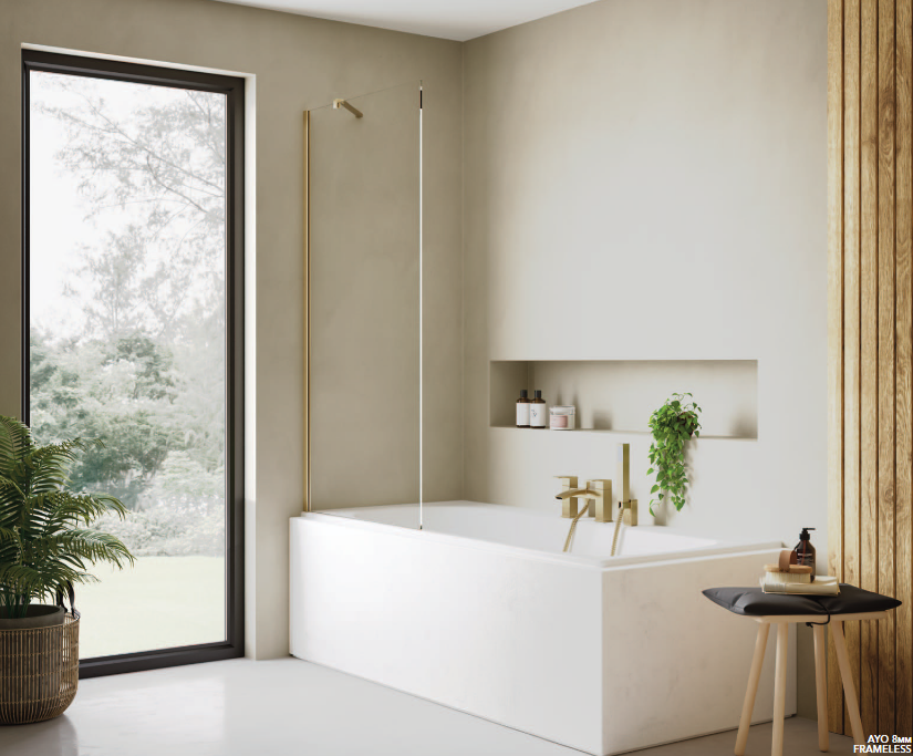 Flair Showers Bathscreen Frameless