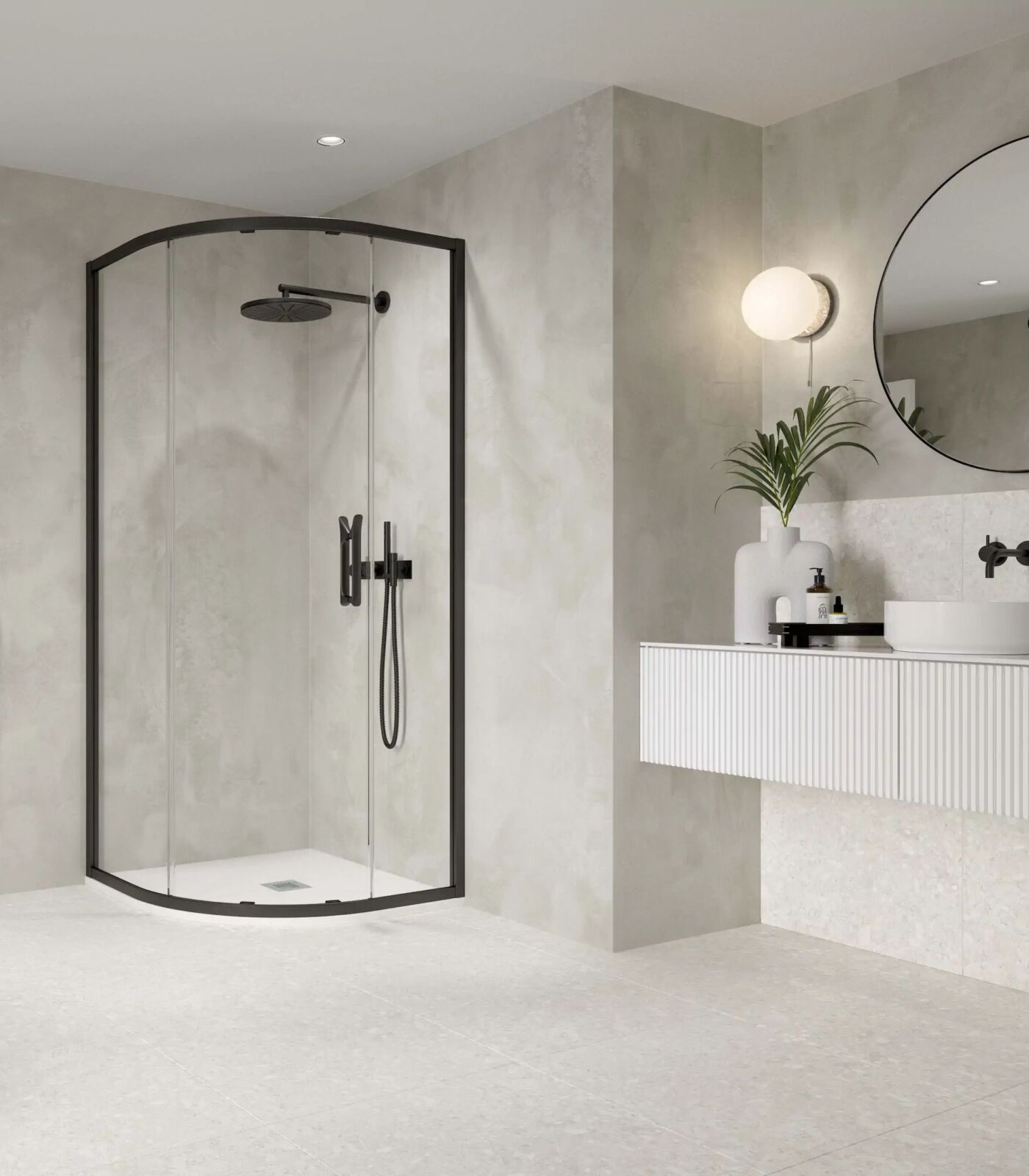 Flair Showers ETO One Door Sliding Quadrant