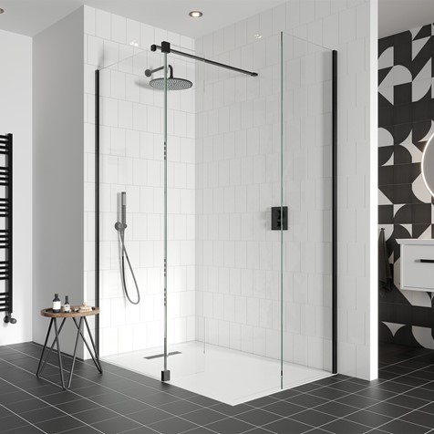 Crosswater Gallery 10 Corner with Fixed Deflector