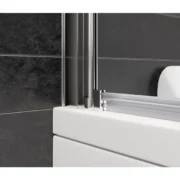 Meryln MB3 2 Panel Curved Bath Screen