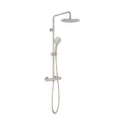 Vado Round Adjustable Thermostatic Shower Column