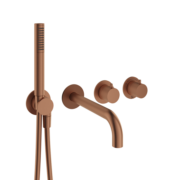 Crosswater MPRO Module 2 Outlet 2 Handle Shower Valve, Bath Spout & Handset