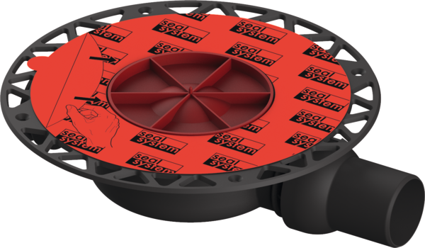 TECEdrainpoint S drain DN 50 extra-flat with Seal System universal flange