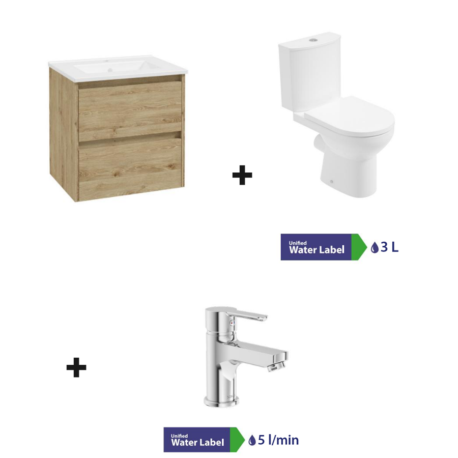 Sonas Source Wall Hung Pack 2