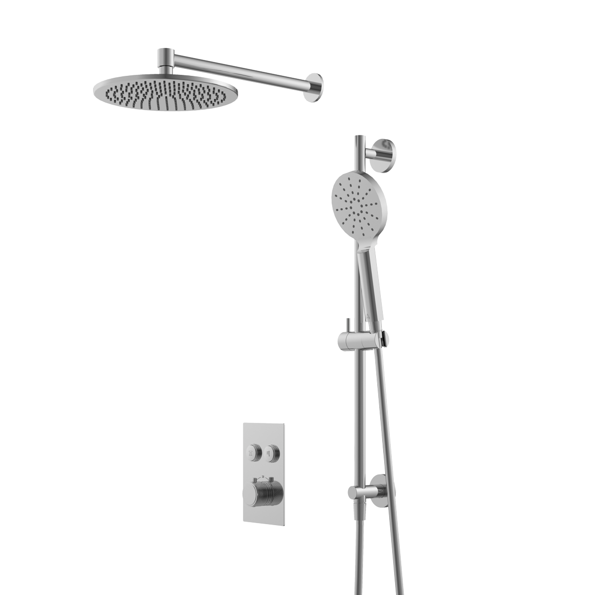 Aqualla Fuse Push Button Shower Set