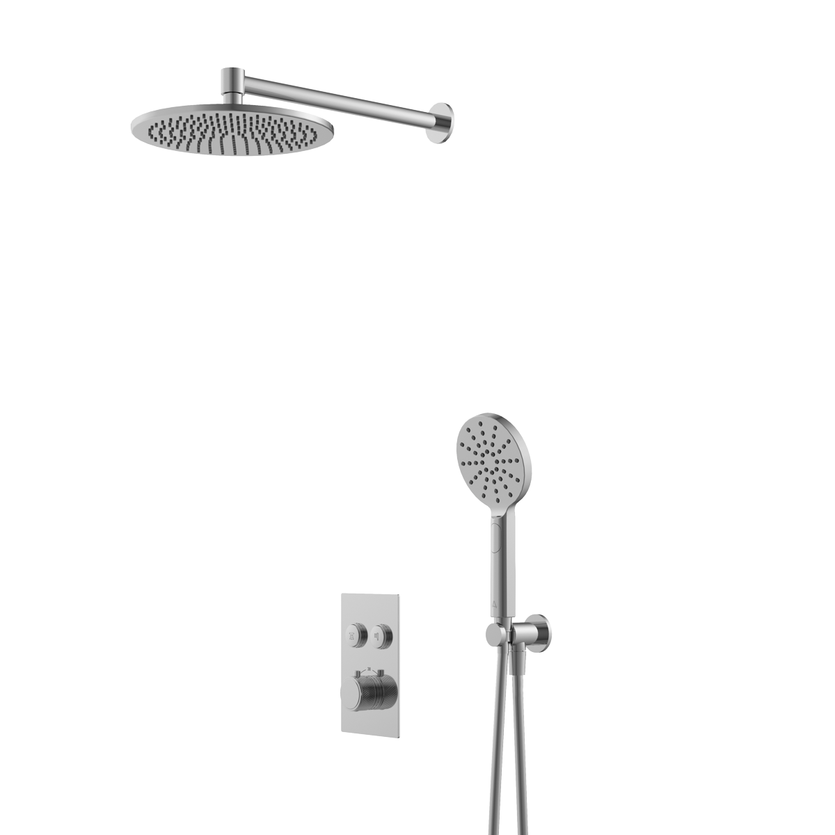 Aqualla Fuse Push Button Shower Set