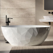 Adamsez Geo Freestanding Stone Bath