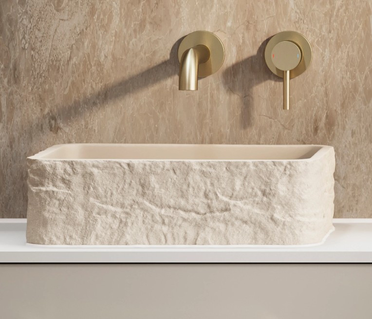 HIB Petro Stone Effect Concrete Vessel Basin